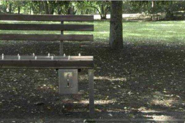 В Симферополе появились платные скамейки с шипами, - блогер В Симферополе появились платные скамейки с шипами, - блогер