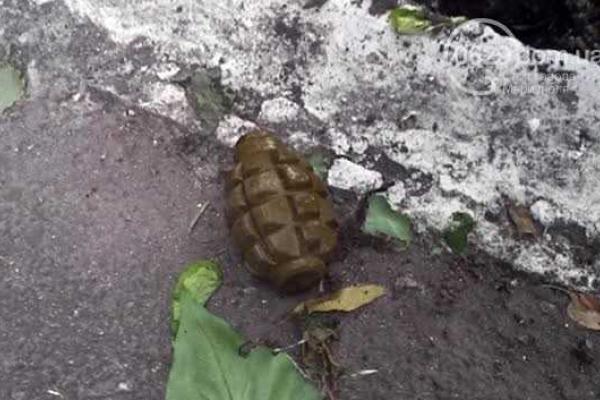 Очередную гранату нашли жители Мариуполя