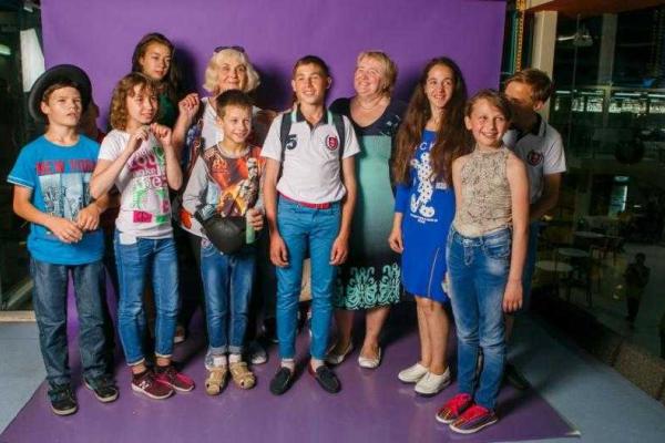 Дети-переселенцы из Донбасса посетили Город профессий