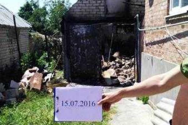 Появились фото последствий обстрелов со стороны боевиков
