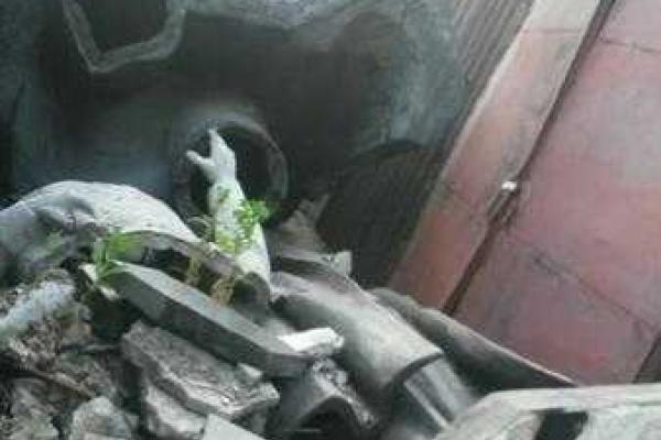 В Мариуполе демонтированные памятники Ленину покоятся на кладбище В Мариуполе демонтированные памятники Ленину покоятся на кладбище