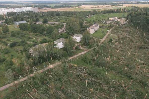 Последствия урагана в Беларуси сравнили с падением Тунгусского метеорита Последствия урагана в Беларуси сравнили с падением Тунгусского метеорита