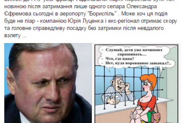 Построить дом, вырастить сына, посадить Ефремова, – в сети комментируют задержание экс-регионала