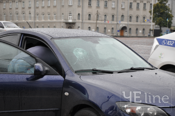 В Чернигове произошел инцидент: неизвестные испортили автомобиль с георгиевской лентой В Чернигове произошел инцидент: неизвестные испортили автомобиль с георгиевской лентой