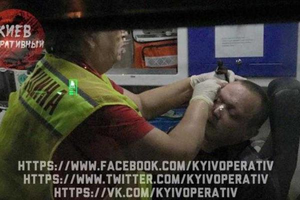 Патрульная полиция попала в серьезное ДТП в Киеве Патрульная полиция попала в серьезное ДТП в Киеве