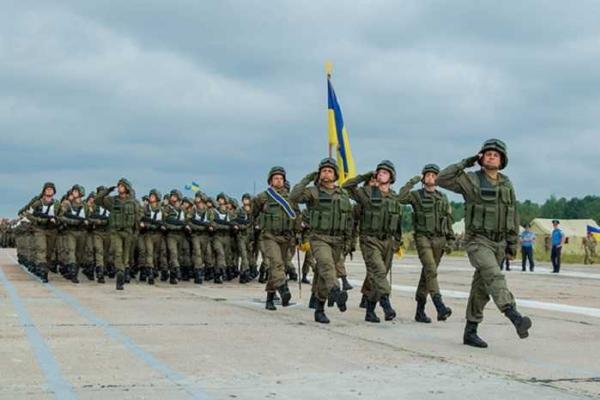 200 бойцов Нацгвардии приняли участие в репетиции парада «Марш независимости»