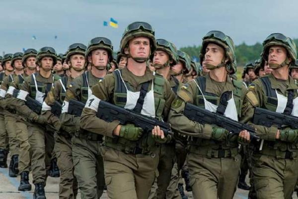 200 бойцов Нацгвардии приняли участие в репетиции парада «Марш независимости»