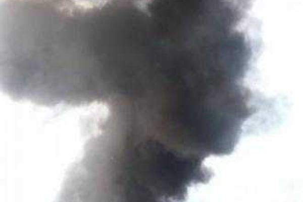 Пожар в Киевской области: в небо поднялся огромный столб черного дыма