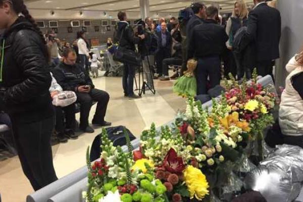 Появились фото, как в Киеве украинцы встречали паралимпийскую сборную Украины