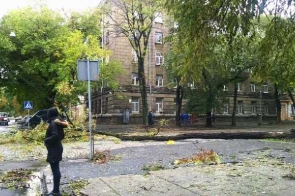 Мощный шторм нанес Одессе значительный ущерб