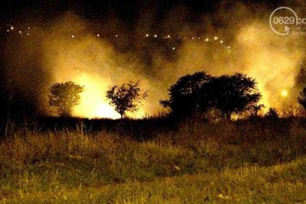 В Мариуполе произошел сильный пожар: горящая трава чуть не спалила частные дома В Мариуполе произошел сильный пожар: горящая трава чуть не спалила частные дома