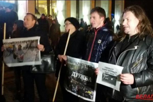 В Минске протестуют против выступления российского пропагандиста Соловьева