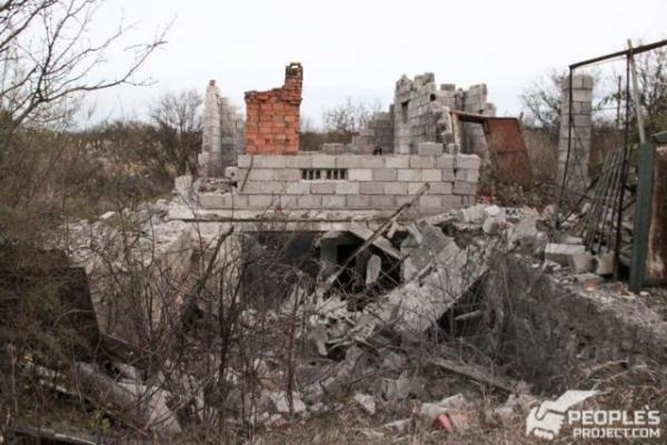 Волонтеры показали, как сейчас выглядит обстрелянное Водяное