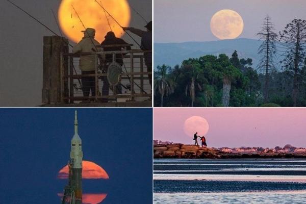 В Сети появились удивительные снимки Суперлуния