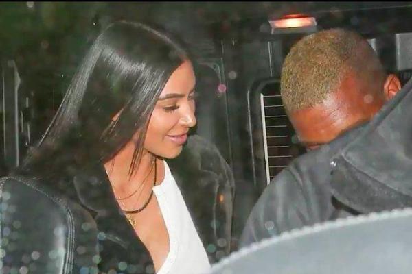 Ким Кардашьян и Канье Уэст впервые за долгое время появились вместе на публике