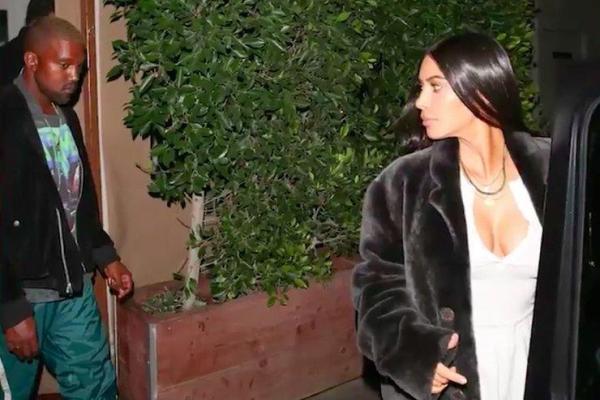 Ким Кардашьян и Канье Уэст впервые за долгое время появились вместе на публике