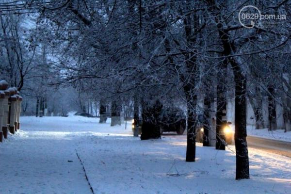 В Сети появились фото зимнего Мариуполя 