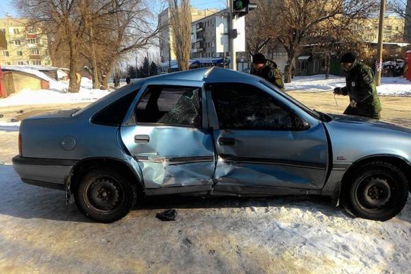 В Лисичанске попала в аварию скорая помощь
