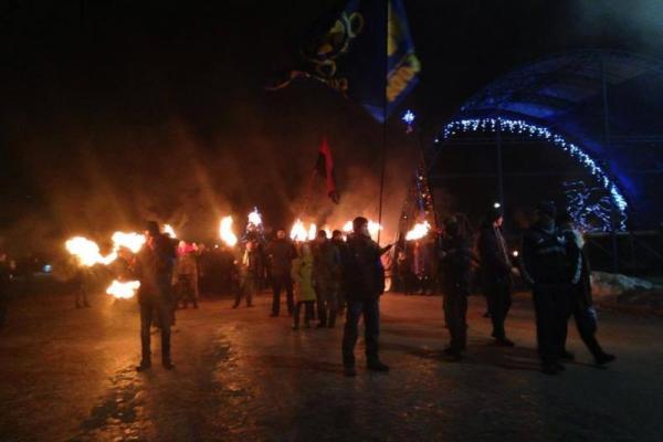 В Славянске отмечают день рождения Бандеры