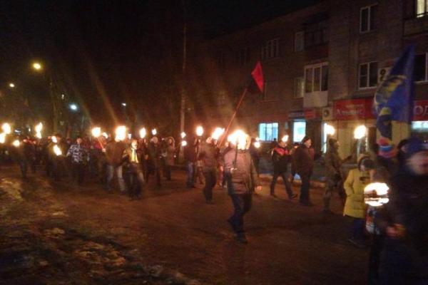 В Славянске отмечают день рождения Бандеры