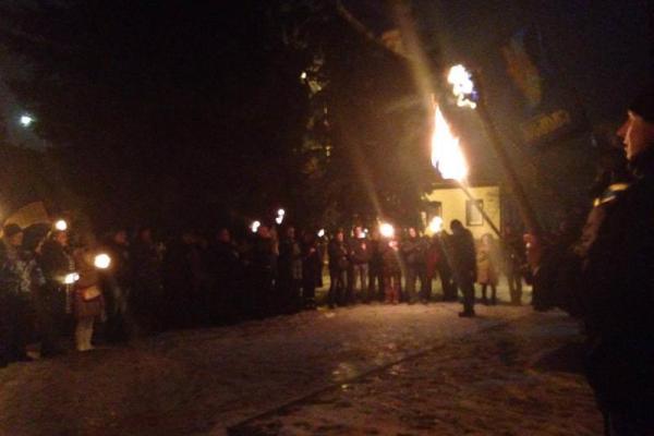 В Славянске отмечают день рождения Бандеры