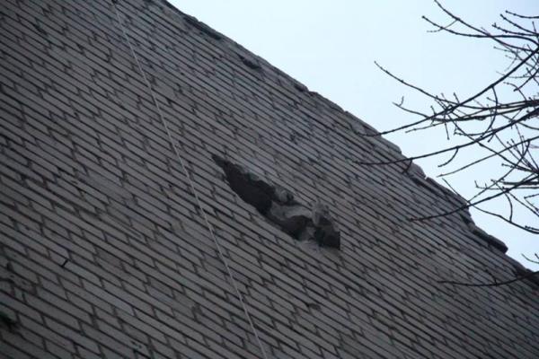 В Авдеевке полностью разрушены несколько домов местных жителей, - штаб АТО