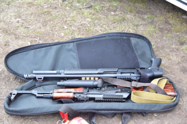 В Сети показали, какое оружие силовики изъяли у активистов торговой блокады