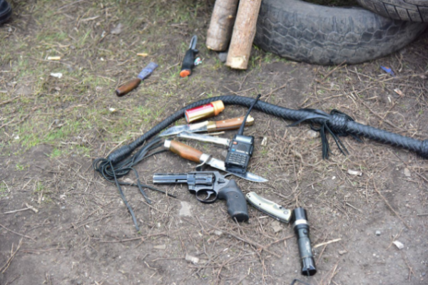 В Сети показали, какое оружие силовики изъяли у активистов торговой блокады