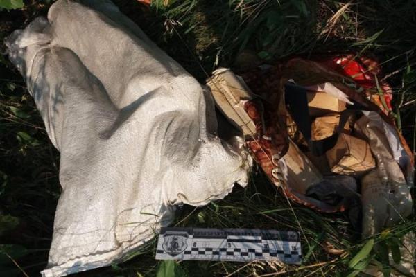 На обочине дороги под Лисичанском нашли арсенал боеприпасов