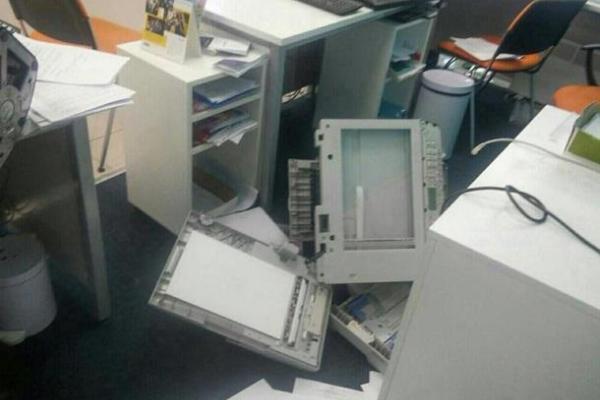 В столице разгромили центры Киевэнерго: опубликованы снимки В столице разгромили центры Киевэнерго: опубликованы снимки