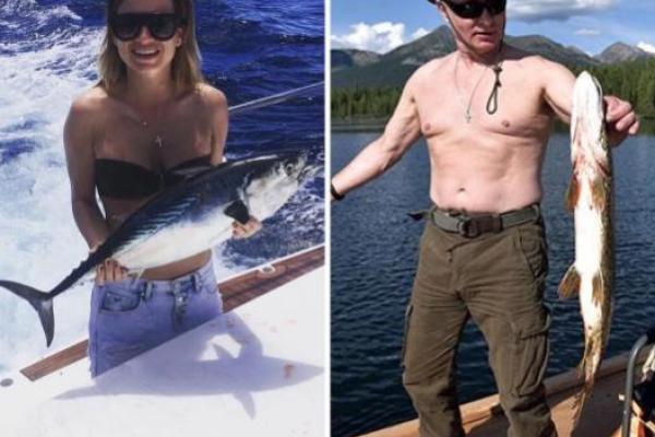 Бородина подлизалась к Путину, который 2 часа гонялся за щукой Бородина подлизалась к Путину, который 2 часа гонялся за щукой