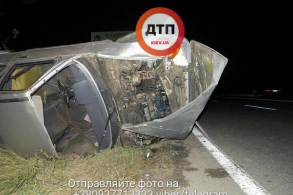 ДТП под Киевом: водитель госпитализирован в критическом состоянии