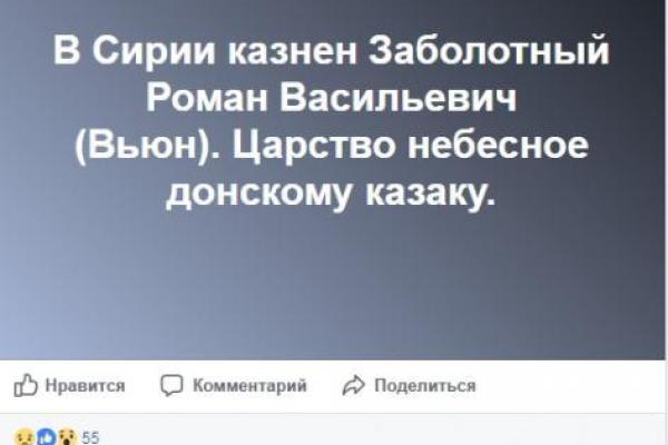 В Сирии боевики ИГИЛ казнили одного из пленных россиян - депутат