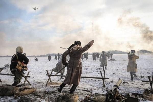 Президентская бригада Нацгвардии снимается в историческом фильме Президентская бригада Нацгвардии снимается в историческом фильме