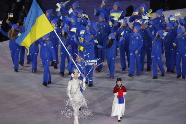 Олимпиада-2018: Появились кадры выхода украинской сборной на церемонии открытия