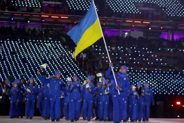 Олимпиада-2018: Появились кадры выхода украинской сборной на церемонии открытия