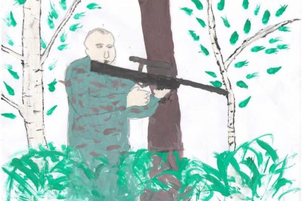 "Культ личности": В России устроили "предвыборный" конкурс рисунков о Путине