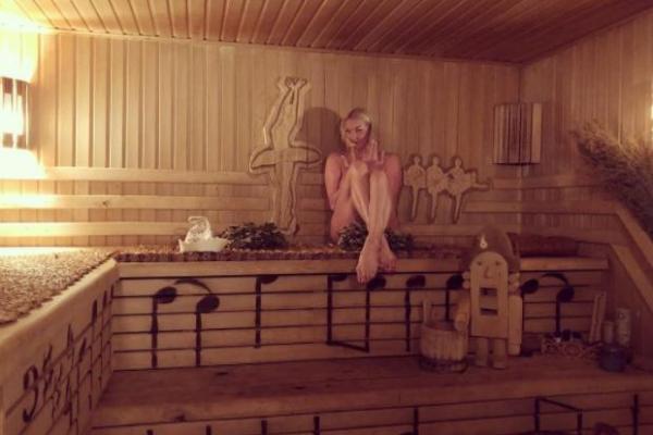 Волочкова обнажилась в своей авторской бане