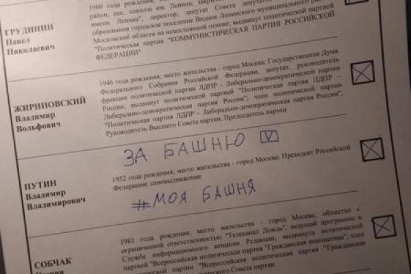 Выборы в России: избиратель снял на камеру, как ест свой бюллетень Выборы в России: избиратель снял на камеру, как ест свой бюллетень