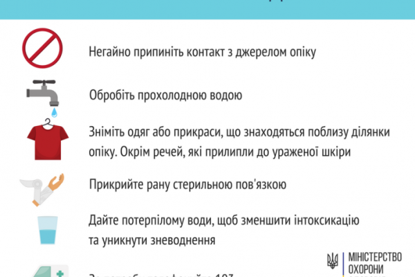 Никакого масла или сметаны: Ульяна Супрун рассказала, что делать при ожогах
