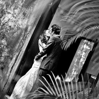 черно-белая фотография свадьба