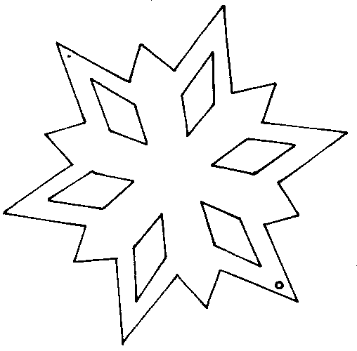 Простые и красивые снежинки из бумаги со схемами